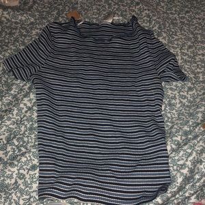 stripped cropped top
